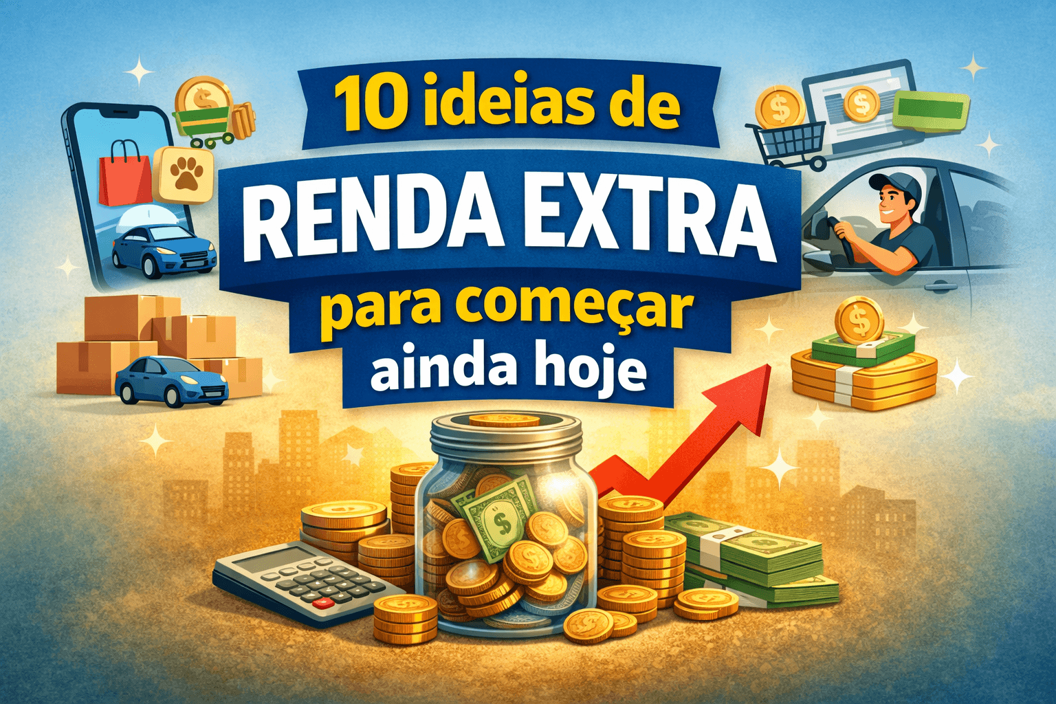 10 ideias de renda extra para começar ainda hoje e aumentar sua renda mensal