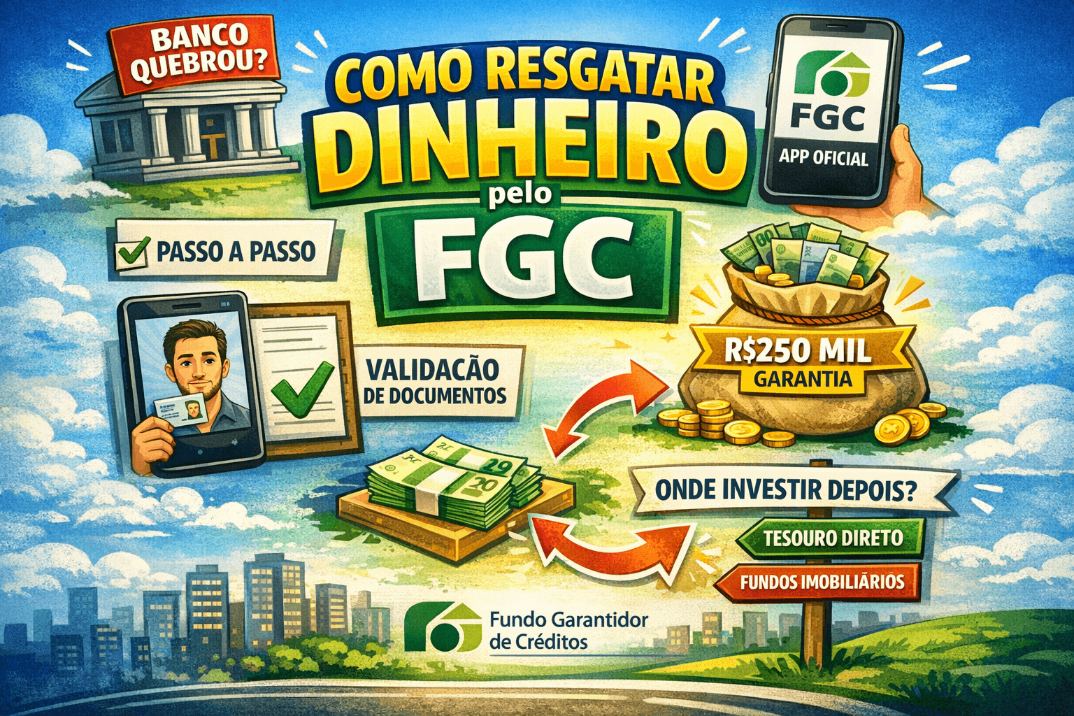 Passo a passo para recuperar investimentos pelo Fundo Garantidor de Créditos - FGC